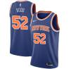 Blue John Rudd Twill Basketball Jersey -Knicks #52 Rudd Twill Jerseys, FREE SHIPPING