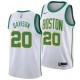  2018-19City Celtics #20 JD Davison Twill Basketball Jersey