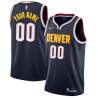 2023 Blue Denver Nuggets #00 Custom Twill Basketball Jersey