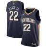 Navy Pelicans #22 Larry Nance Jr Twill Basketball Jersey