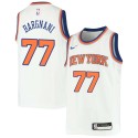 Andrea Bargnani Twill Basketball Jersey -Knicks #77 Bargnani Twill Jerseys, FREE SHIPPING