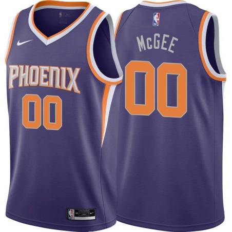 Purple Suns #00 JaVale McGee Twill Basketball Jersey