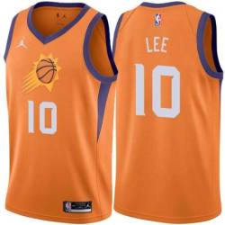 Orange Suns #10 Damion Lee Twill Basketball Jersey