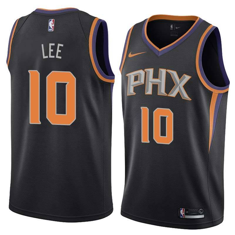 Black Suns #10 Damion Lee Twill Basketball Jersey