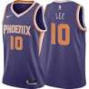 Purple Suns #10 Damion Lee Twill Basketball Jersey