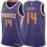 Purple Suns #14 Landry Shamet Twill Basketball Jersey