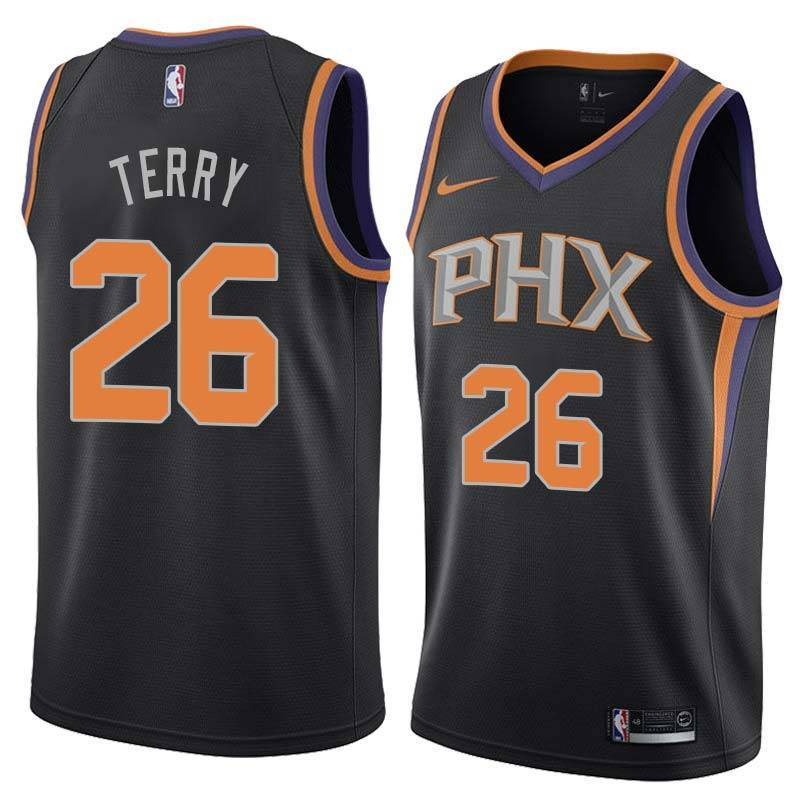 Black Suns #26 Emanuel Terry Twill Basketball Jersey