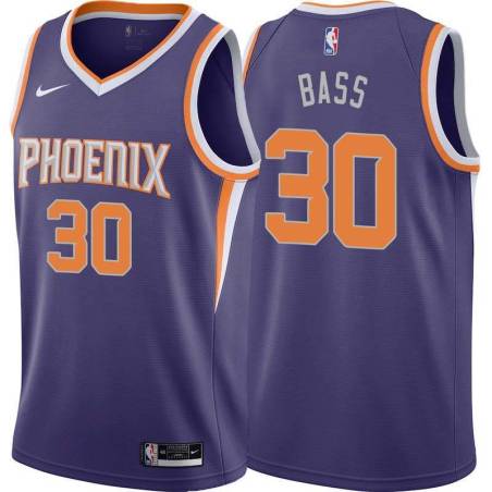 Purple Suns #30 Paris Bass Twill Basketball Jersey