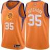 Orange Suns #35 Chandler Hutchison Twill Basketball Jersey