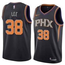 Black Suns #38 Saben Lee Twill Basketball Jersey