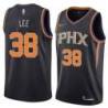 Black Suns #38 Saben Lee Twill Basketball Jersey