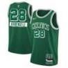  2021-22 City Celtics #28 Mfiondu Kabengele Twill Basketball Jersey
