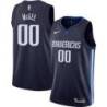 Navy Mavericks #00 JaVale McGee Twill Basketball Jersey