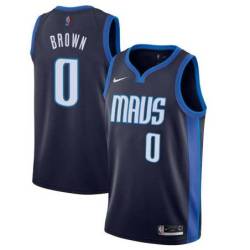 2020-21_Earned Mavericks #0 Sterling Brown Twill Basketball Jersey