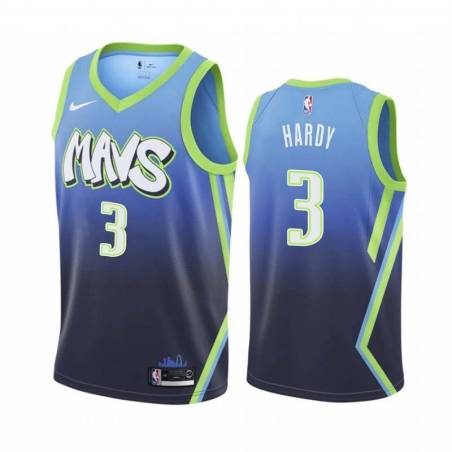 2019-20_City Mavericks #3 Jaden Hardy Twill Basketball Jersey