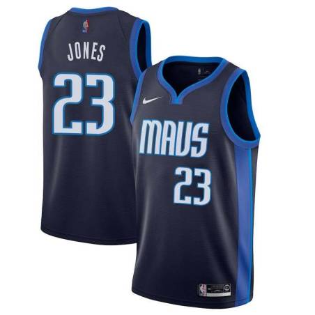 2020-21_Earned Mavericks #23 Carlik Jones Twill Basketball Jersey