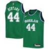 Green_Throwback Mavericks #44 Davis Bertans Twill Basketball Jersey
