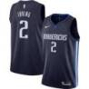 Navy Mavericks #2 Kyrie Irving Twill Basketball Jersey