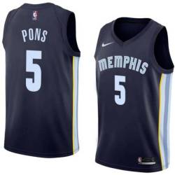 Navy Grizzlies #5 Yves Pons Jersey