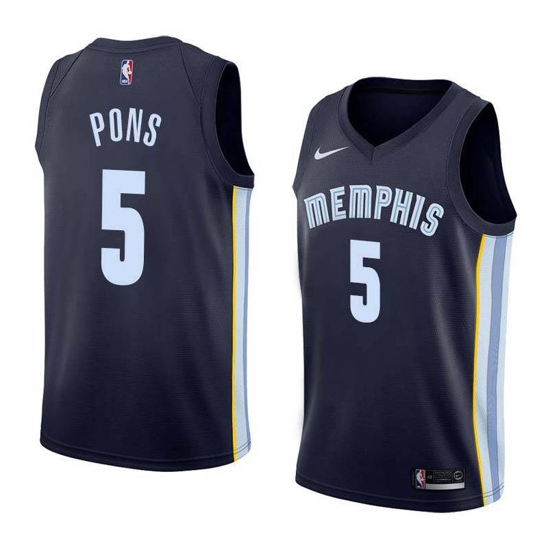 Navy Grizzlies #5 Yves Pons Jersey