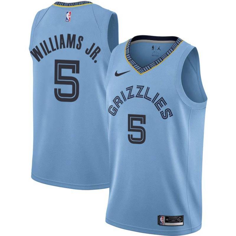 Beale_Street_Blue2 Grizzlies #5 Vince Williams Jr. Jersey