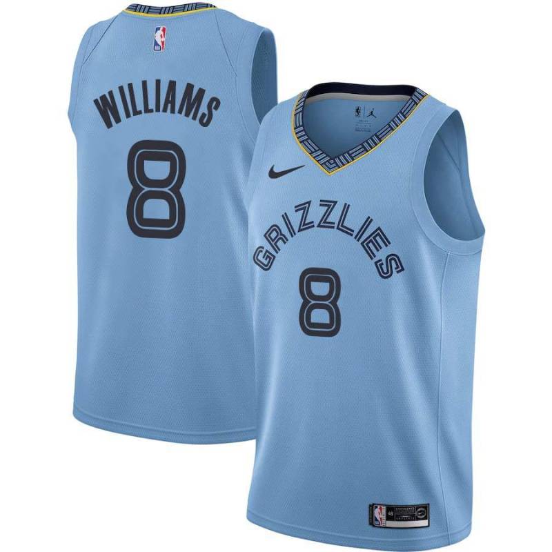 Beale_Street_Blue2 Grizzlies #8 Ziaire Williams Jersey