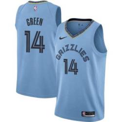 Beale_Street_Blue2 Grizzlies #14 Danny Green Jersey