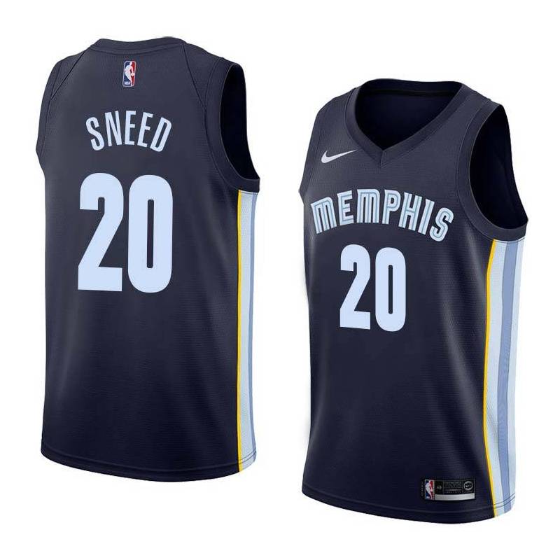Navy Grizzlies #20 Xavier Sneed Jersey