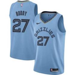 Beale_Street_Blue2 Grizzlies #27 David Roddy Jersey