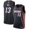 Black Heat #13 Kendall Gill 2023 Finals Jersey with 6 Patch and UKG Sponsor Patch