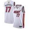 White Heat #17 Rodney McGruder 2023 Finals Jersey with 6 Patch and UKG Sponsor Patch