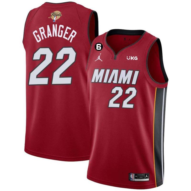 Red Heat #22 Danny Granger 2023 Finals Jersey with 6 Patch and UKG Sponsor Patch