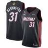 Black Heat #31 Pearl Washington 2023 Finals Jersey with 6 Patch and UKG Sponsor Patch