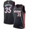 Black Heat #35 Willie Anderson 2023 Finals Jersey with 6 Patch and UKG Sponsor Patch