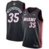 Black Heat #35 Clarence Weatherspoon 2023 Finals Jersey with 6 Patch and UKG Sponsor Patch