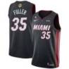 Black Heat #35 Todd Fuller 2023 Finals Jersey with 6 Patch and UKG Sponsor Patch