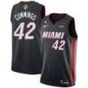 Black Heat #42 Pat Cummings 2023 Finals Jersey with 6 Patch and UKG Sponsor Patch