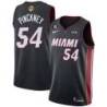 Black Heat #54 Ed Pinckney 2023 Finals Jersey with 6 Patch and UKG Sponsor Patch