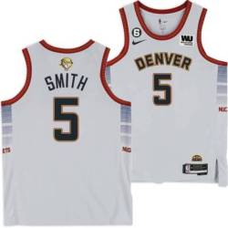 2022-2023 City Edition Nuggets #5 Robert Smith 2023 Finals Jersey with Western Union (WU) Sponsor and 6 Patch