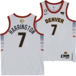 2022-2023 City Edition Nuggets #7 Al Harrington 2023 Finals Jersey with Western Union (WU) Sponsor and 6 Patch