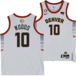 2022-2023 City Edition Nuggets #10 Randy Woods 2023 Finals Jersey with Western Union (WU) Sponsor and 6 Patch