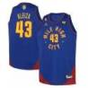 Jordan_Blue Nuggets #43 Linas Kleiza 2023 Finals Jersey with Western Union (WU) Sponsor and 6 Patch