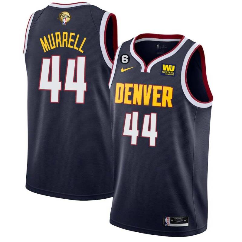 Navy Nuggets #44 Willie Murrell 2023 Finals Jersey with Western Union (WU) Sponsor and 6 Patch