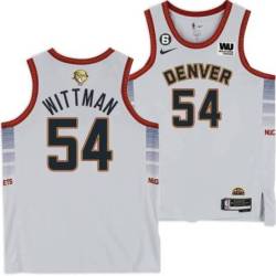 2022-2023 City Edition Nuggets #54 Greg Wittman 2023 Finals Jersey with Western Union (WU) Sponsor and 6 Patch