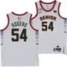 2022-2023 City Edition Nuggets #54 Rodney Rogers 2023 Finals Jersey with Western Union (WU) Sponsor and 6 Patch
