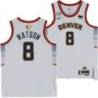 2022-2023 City Edition Nuggets #8 Peyton Watson 2023 Finals Jersey with Western Union (WU) Sponsor and 6 Patch