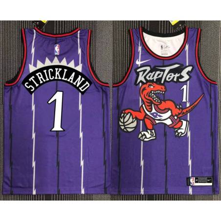 Chris Childs Toronto Raptors 1995-1999 Throwback Purple Jersey