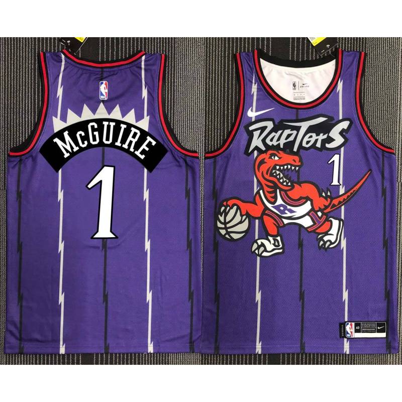 Jarrett Jack Toronto Raptors 1995-1999 Throwback Purple Jersey