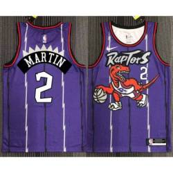 Paul Watson Toronto Raptors 1995-1999 Throwback Purple Jersey