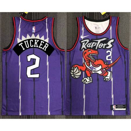 Voshon Lenard Toronto Raptors 1995-1999 Throwback Purple Jersey